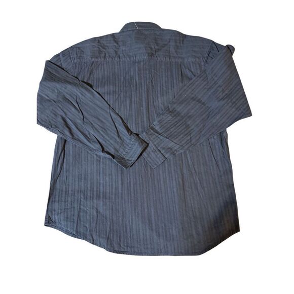 Weekendz off Indigo Men long sleeve herringbone cord button down shirt L - Picture 4 of 6